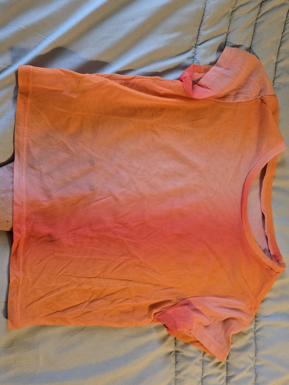 Aerie Orange-Pink Ombre Crop